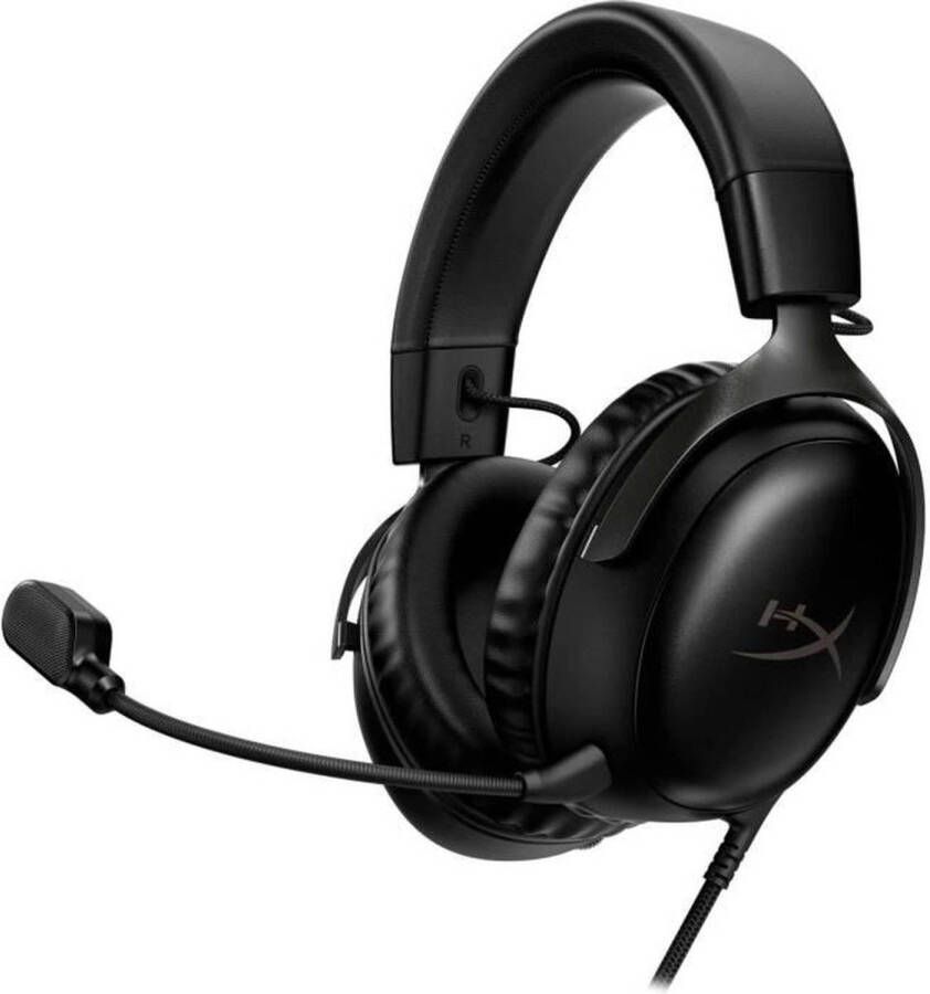 HyperX Cloud III Wired Gaming Headset Zwart (PC PS5 Xbox Series X S)