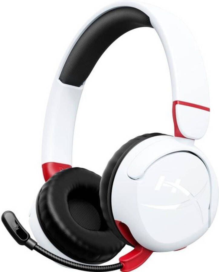 HyperX Draadloze gamingheadset Cloud Mini voor pc en console Wit