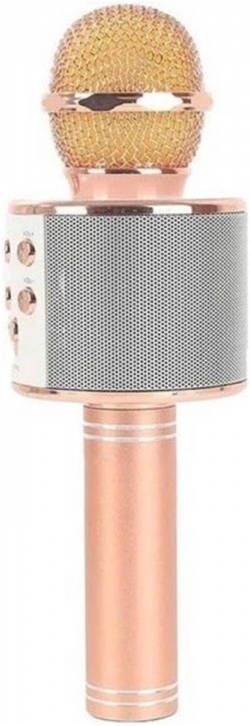 IBello draadloze karaoke microfoon rosegoud