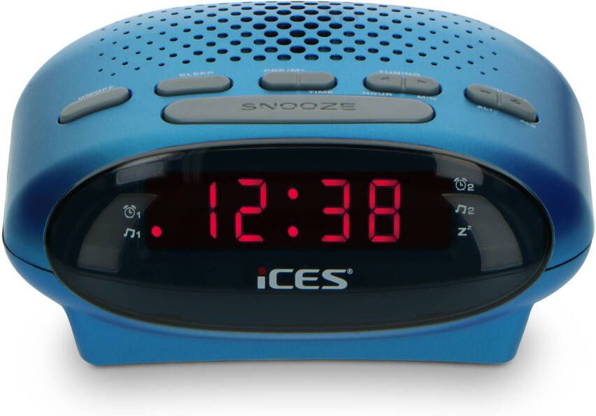 Ices FM wekkerradio Blauw