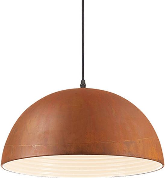 Ideal Lux Folk Hanglamp Moderne Hanglamp Van Metaal E27 Bruin 40 X 40 X 147 Cm