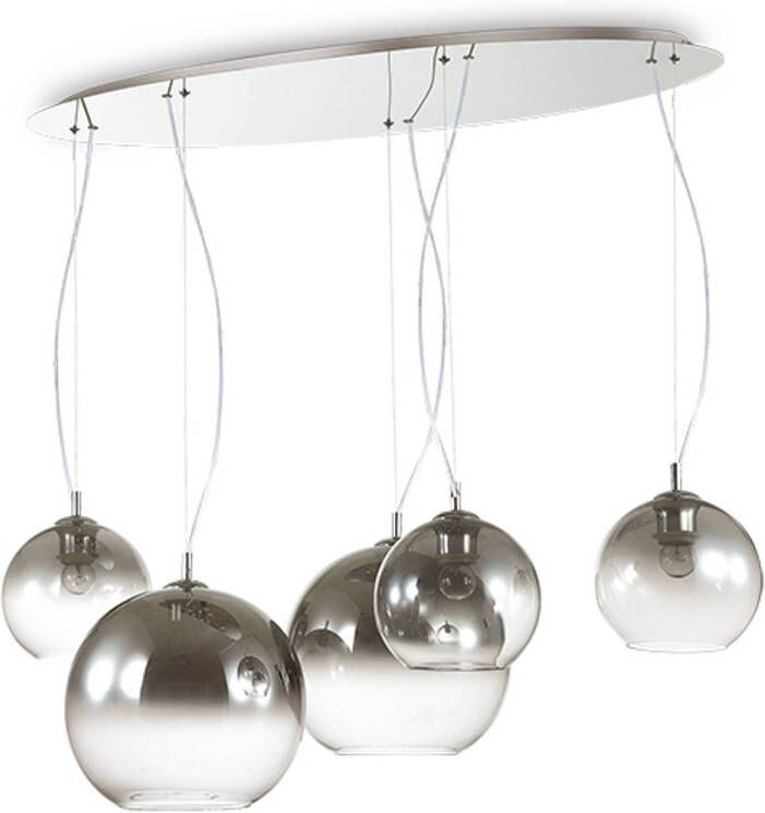 Ideal Lux Nemo Plus Hanglamp Metaal E27 Chroom