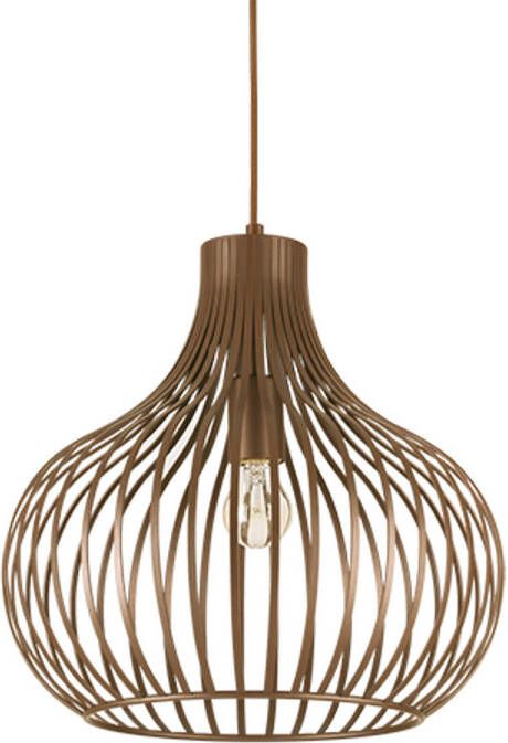 Ideal Lux Onion Hanglamp Moderne Verlichting van Metaal in Bruine Uitvoering E27 Fitting