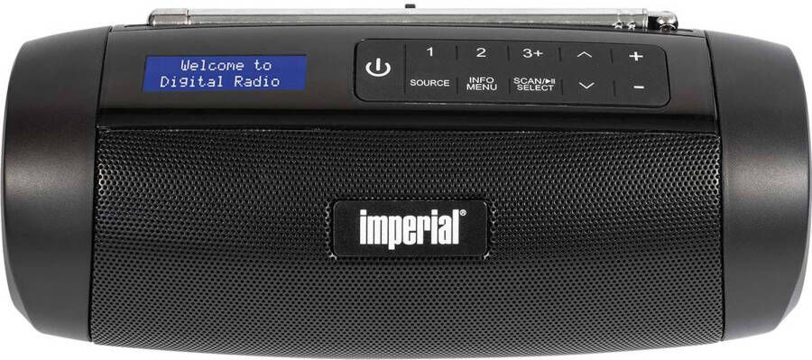 Imperial Nedis DAB+ Radio 22-316-00 Zwart