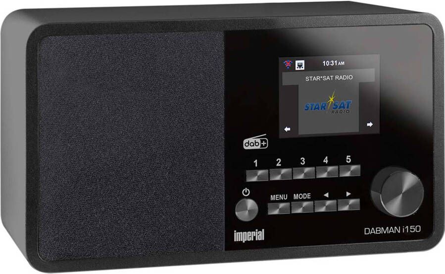 Imperial Nedis Internetradio 22-261-00 Zwart