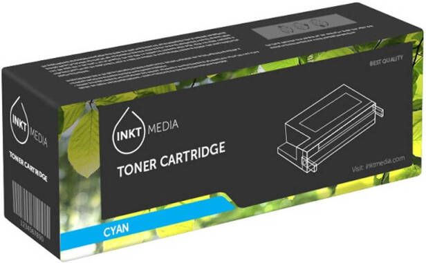 Inktmedia Laser Toner Geschikt voor HP 415A 415X (W2031X W2031A) toner cyaan hoge capaciteit