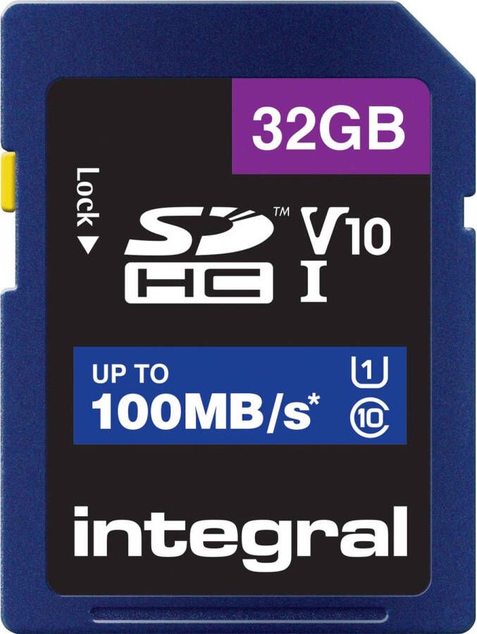 Integral geheugenkaart SDHC 32 GB