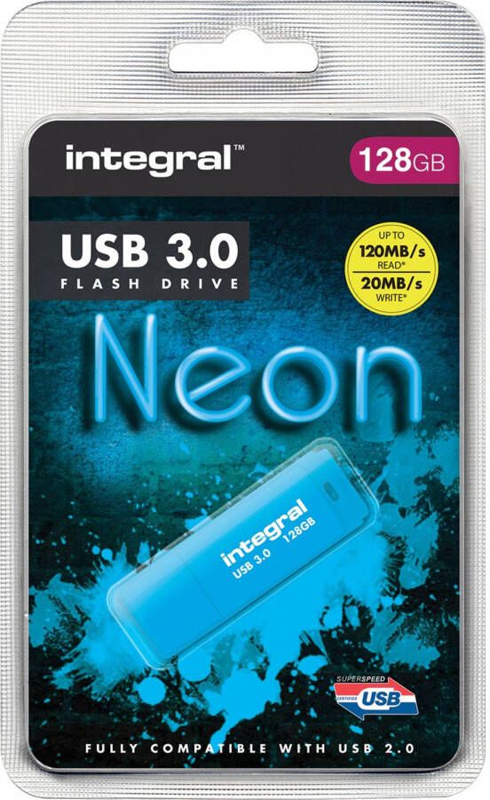 Integral USB3 Neon 128GB BL