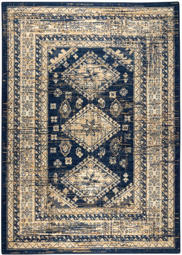 Interieur05 Vintage Vloerkleed Aila Blauw