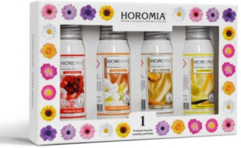 Merkloos Wasparfum 4x50ml cadeau set Horo 1 Horomia