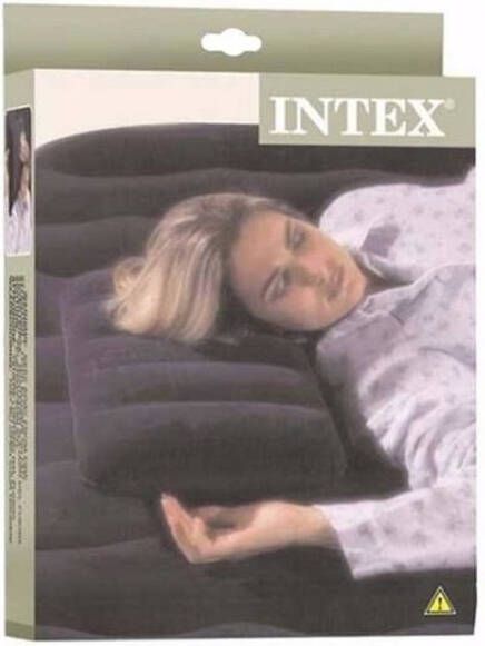 Intex 1x Opblaasbaar reiskussen logeerkussen 43 x 28 cm Nekkussens