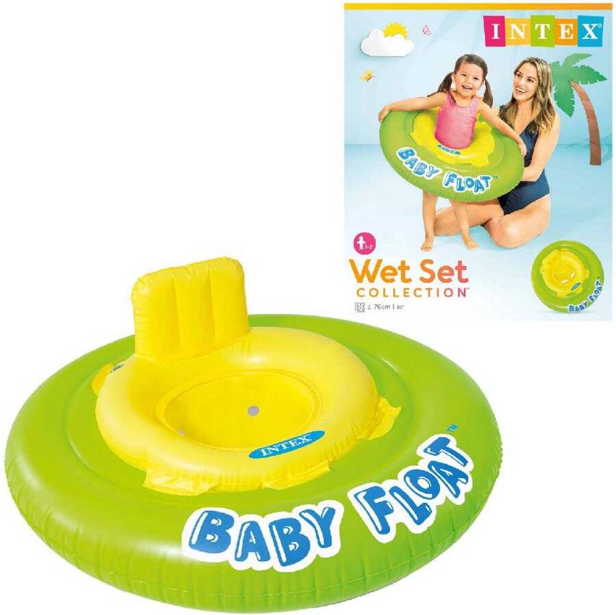 Intex baby float zwemband zwemtrainer 1 tot 2 jaar tot 15 kilo