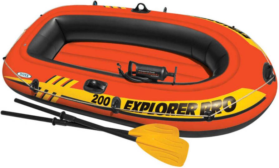 Intex Explorer Pro 200 Opblaasboot met peddels en pomp
