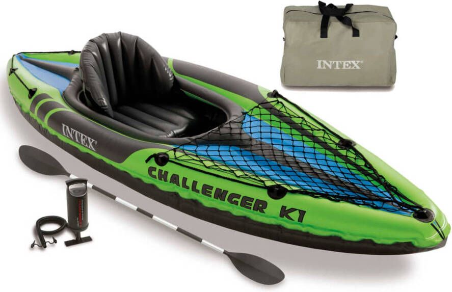 Intex Kayak Challenger K1 opblaasbaar 274x76x33 cm