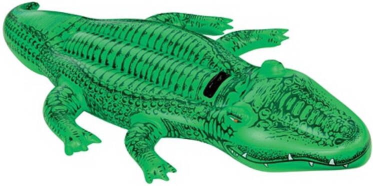 Intex Opblaas krokodil 168 cm groen opblaasspeelgoed