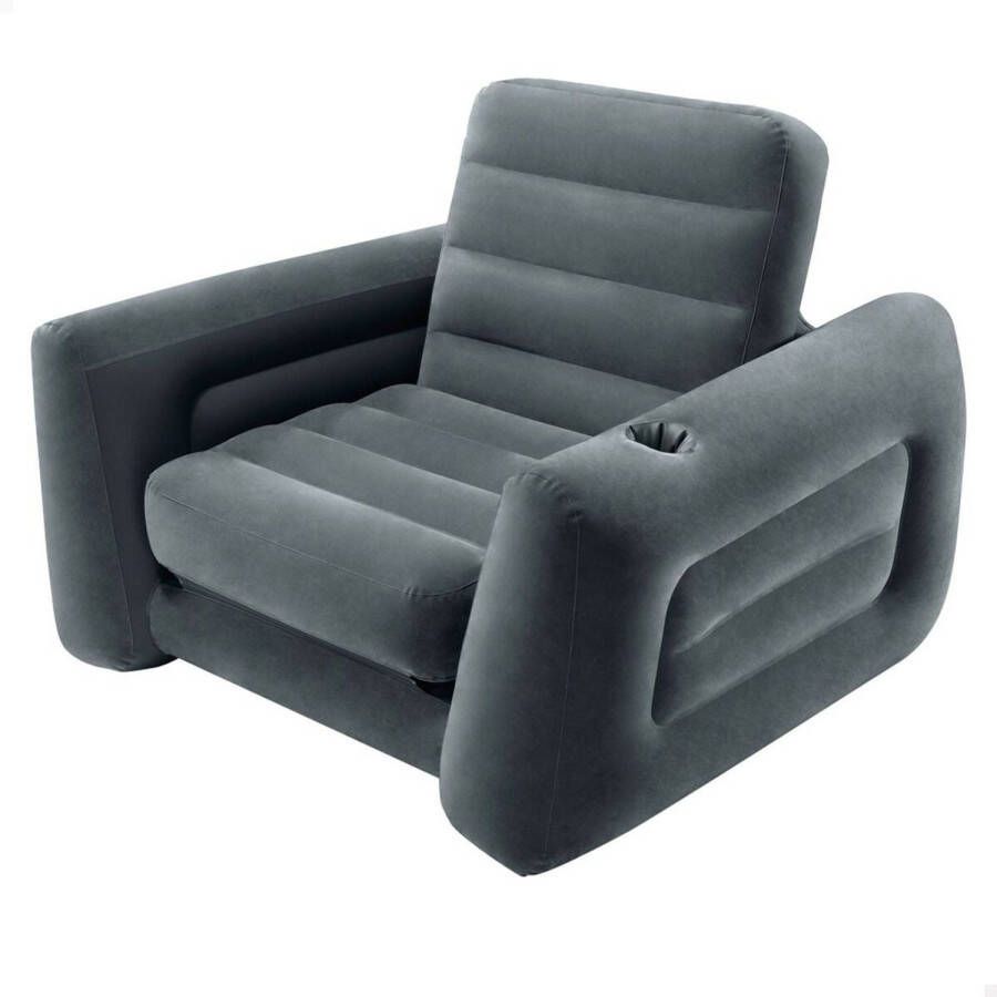 Intex Opblaasbaar Sofabed Pull-Out 177 x 66 x 224 cm Grijs