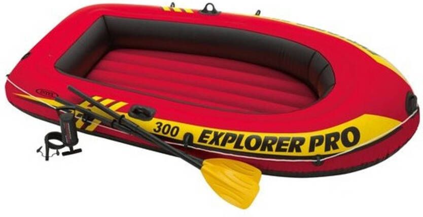 Intex opblaasboot Explorer Pro 300 set 244 x 117 x 36 cm