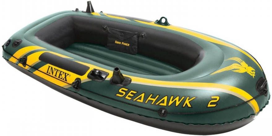 Intex opblaasboot Seahawk 2 tweepersoons groen 236 x 114 x 41 cm