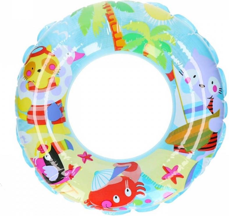 Intex Opblaasbare zwemband met strand en dieren 61 cm Zwembanden