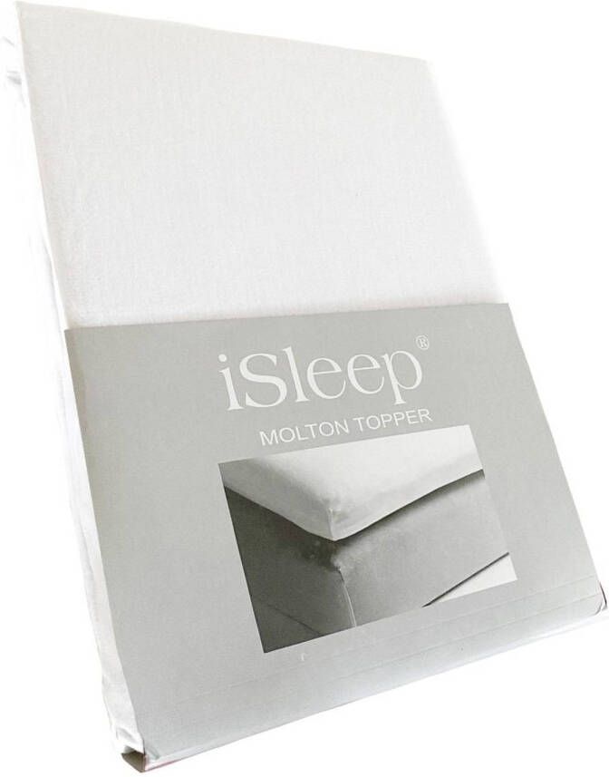 ISleep Molton Topper Wit 140x200