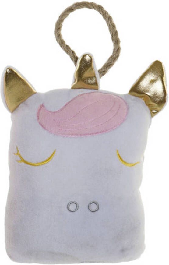 Items Deurstopper kinderkamer -i¿½ 1 kilo gewicht Unicorn eenhoorn stijl lichtblauw 16 x 21 cm Deurstoppers