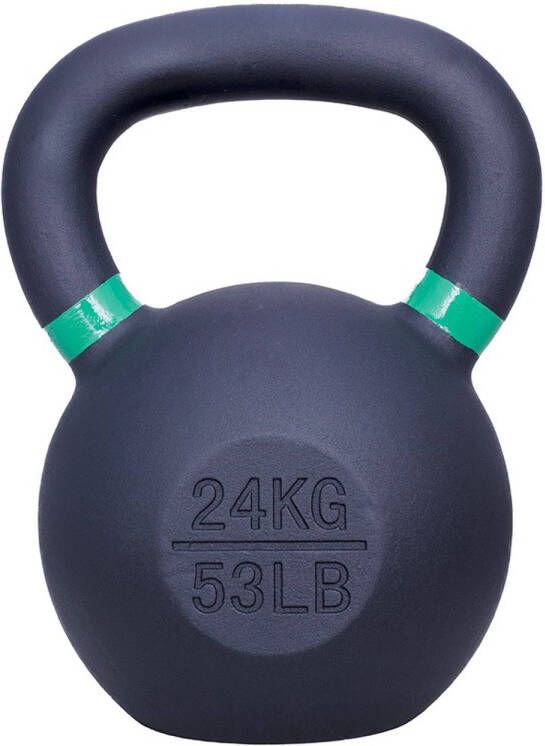 IVOL Kettlebell gietijzer 24 kg Zwart Groen