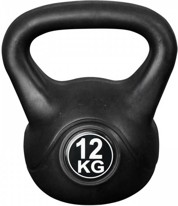 IVOL Kettlebell voor binnen en buiten Kunststof Zwart 12 kg