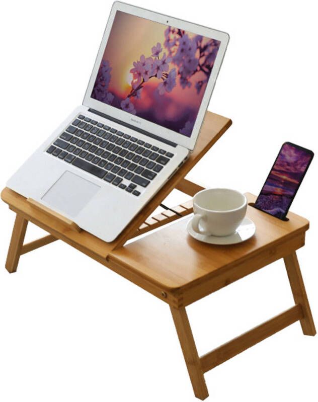IVOL Laptoptafel bamboe verstelbaar