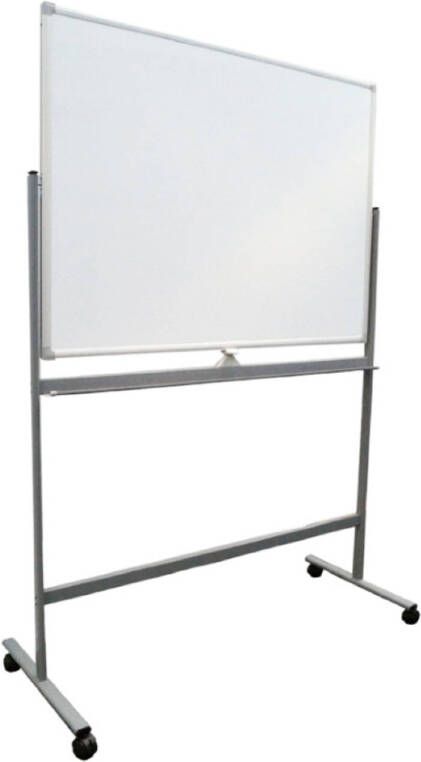 IVOL Whiteboard Verrijdbaar Dubbelzijdig Magnetisch 90x120 Cm