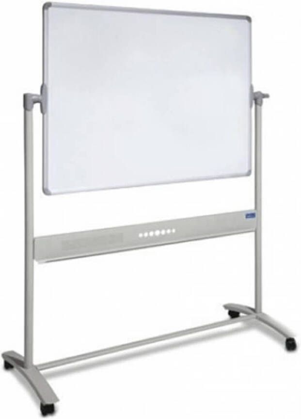 IVOL Whiteboard Verrijdbaar Dubbelzijdig Magnetisch Emaille 90 X 120 Cm