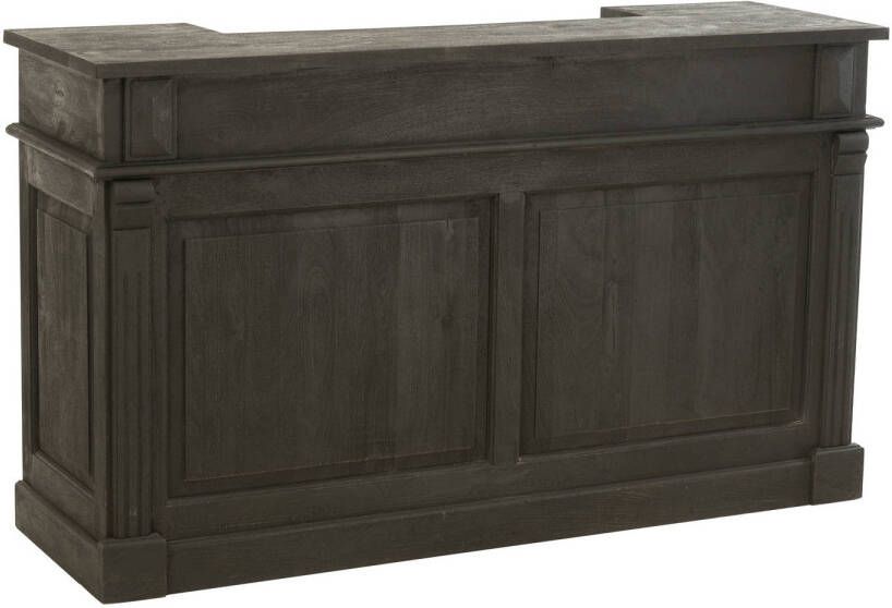 J-Line Bar 2 Lades Mango Hout Zwart 180x55x106cm