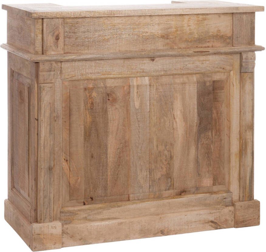 J-Line Barkast 2lade Rechthoek Hout Naturel 120x50x108cm