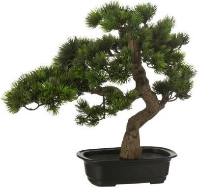 J-Line Bonsai Den Artificieel Groen Small 42x27x40cm