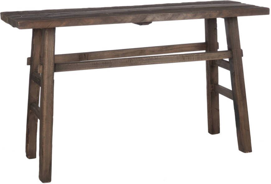 J-Line Console Hout Bruin 140x50x85cm