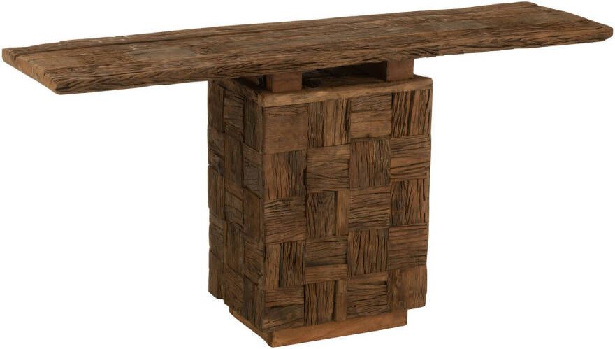 J-Line Console Woody Hout Naturel 150x40x75cm