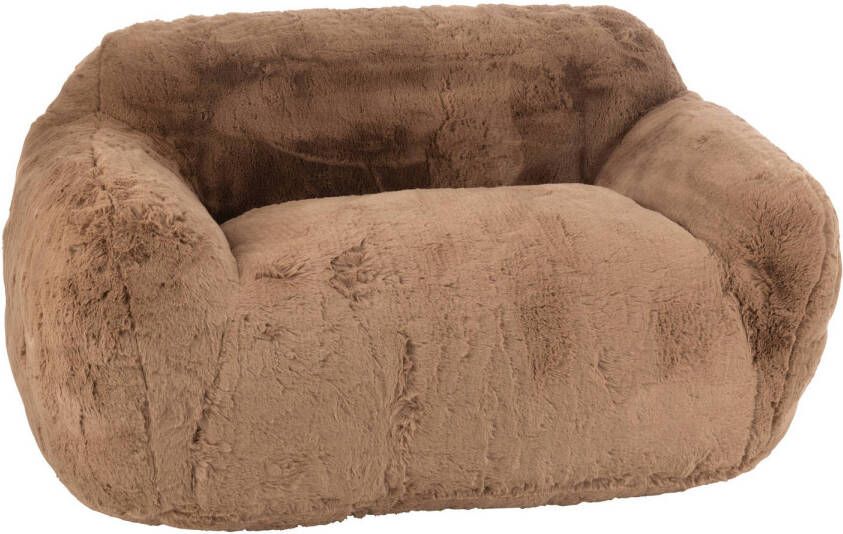 J-Line Fauteuil Cutie Polyester Taupe Large 152x110x81cm