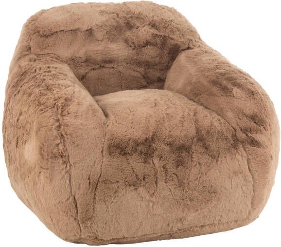 J-Line Fauteuil Cutie Polyester Taupe Small 99x98x75cm