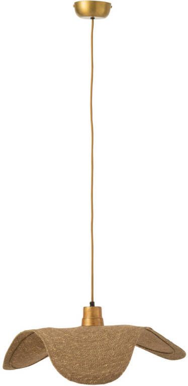 J-Line Hangende Lamp Moonj Gras Naturel Small 55x48x8cm