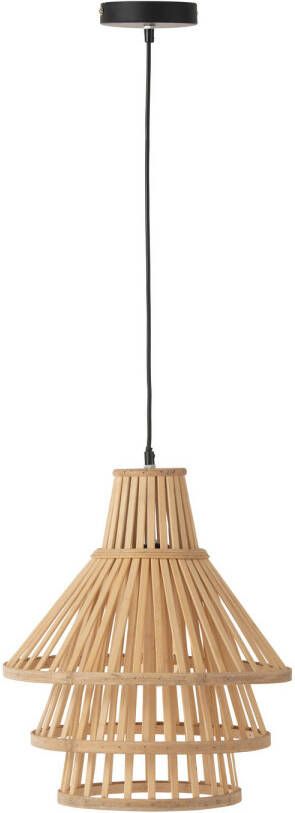 J-Line Hanglamp Lagen Bamboo Naturel Medium 32.5x32.5x162cm