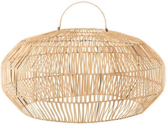 J-Line Lampkap Rotan Naturel Medium 60x60x42cm