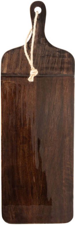 J-Line Plank Rechthoek Mango Hout Bruin 59x19x1.5cm