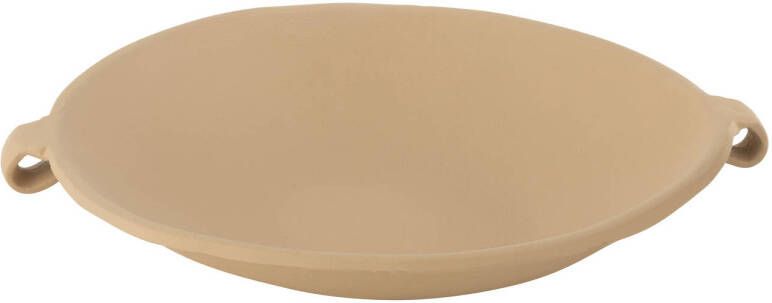 J-Line Plateau Agra Aluminium Beige 44x40x8cm