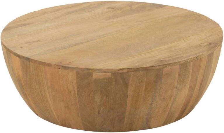 J-Line Salontafel Camille Mangohout Naturel 88.5x88.5x32cm