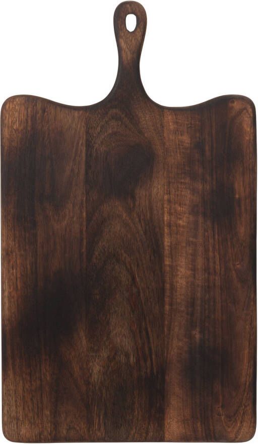 J-Line Snijplank Rechthoekig Hout Donker Bruin Extra Large 60x35x2cm