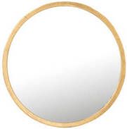 J-Line Spiegel Mona Rond Ijzer glas Goud Extra Small 30x30x3cm