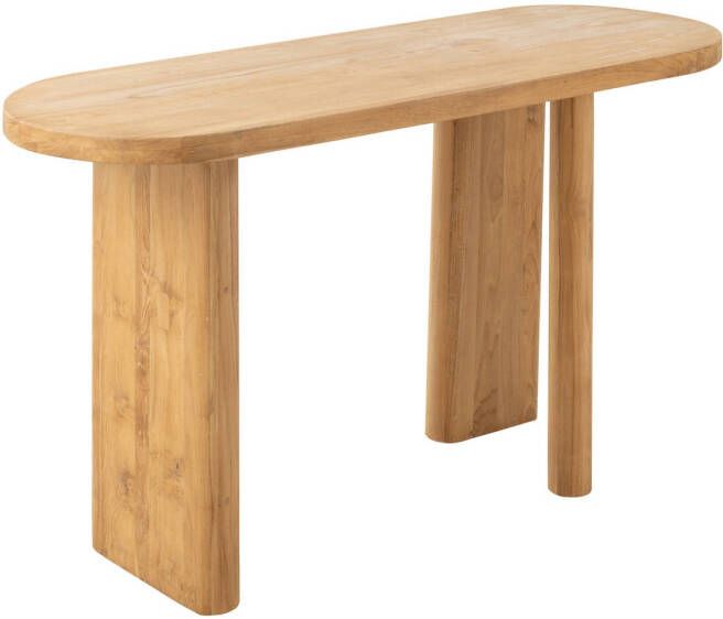 J-Line Tafel Teak Hout Naturel 150x50x75cm