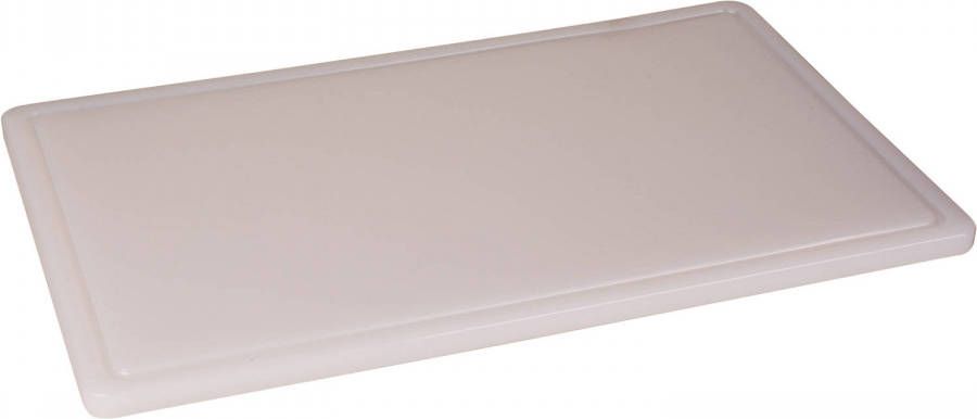 Merkloos Snijplank met geul Hygiene 1 1 53 x 32.5 cm Polyethyleen Wit