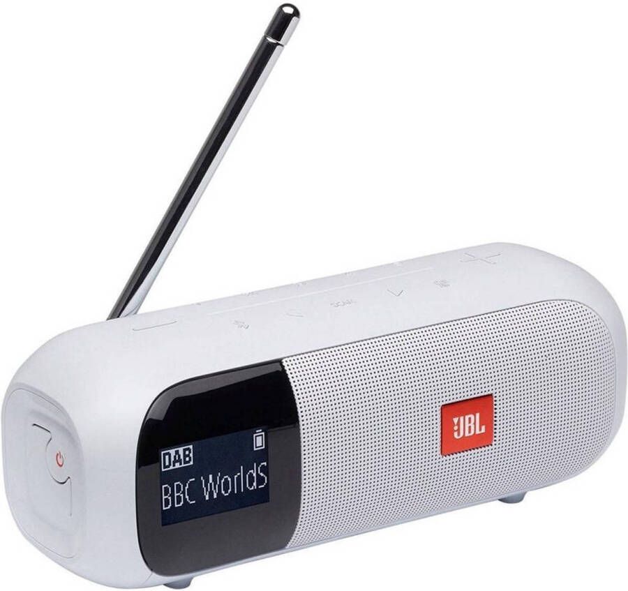 JBL Tuner 2 Draagbare DAB+ Radio Met Bluetooth Wit