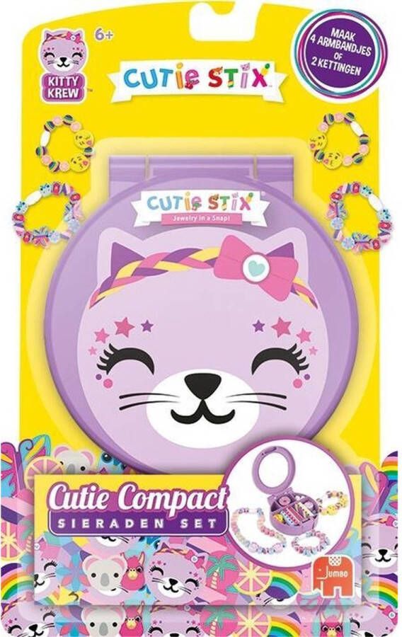 Jumbo Cutie Stix Compact Sieraden Set Kitty Krew paars