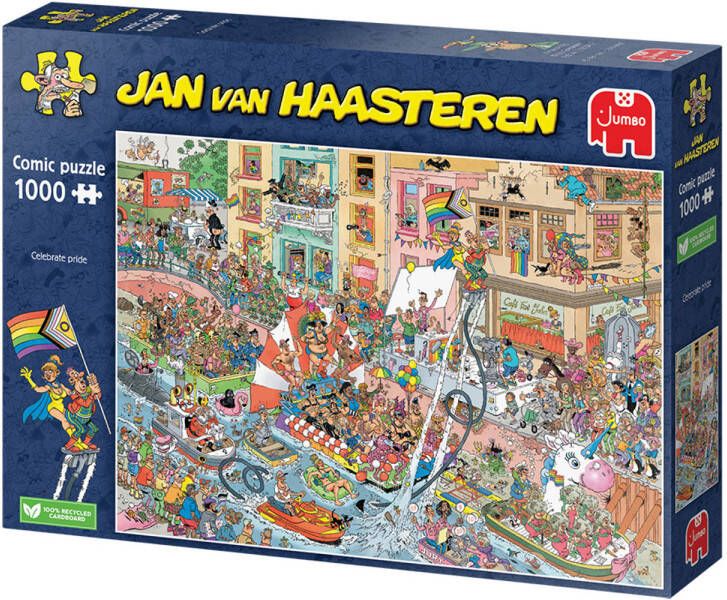 Jumbo Jan van Haasteren Legpuzzel Celebrate Pride! 1000st.
